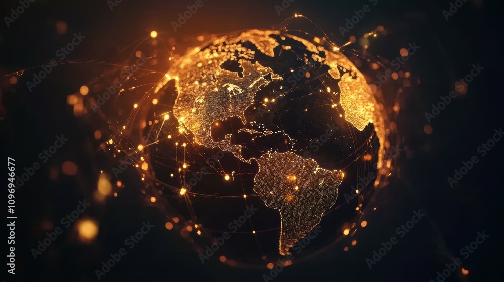 Renewable energy symbol globe spinning global landscape digital art futuristic environment 3d viewpoint Renewable energy symbol globe spinning global landscape digital art futuristic environment 3d viewpoint