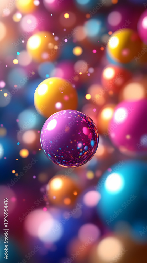 Colorful 3D Abstract Background Colorful 3D Abstract Background