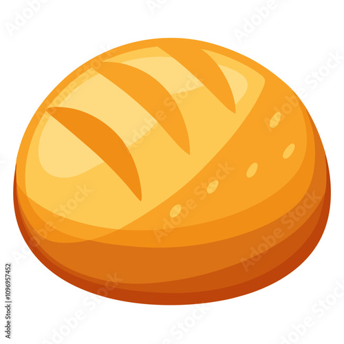 bread baked food clipart cartoon Illustration drawing