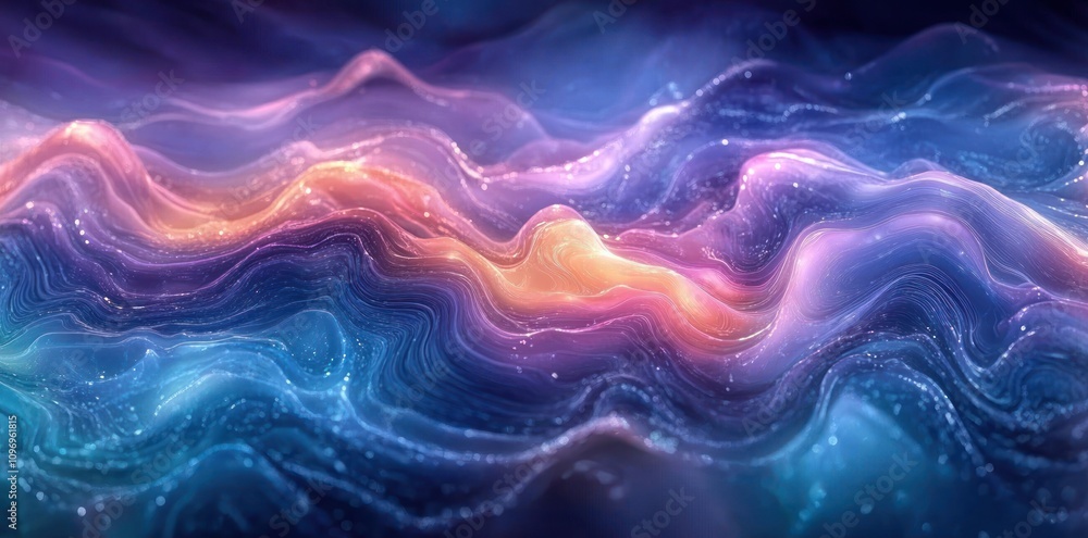 Abstract Colorful Waves of Light and Energy Abstract Colorful Waves of Light and Energy