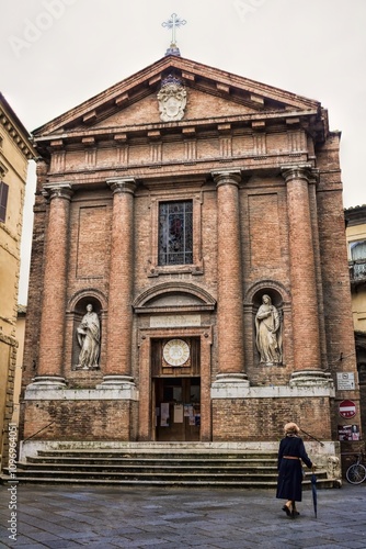 Obraz na płótnie siena, italien - kirche san cristoforo in der altstadt w salonie