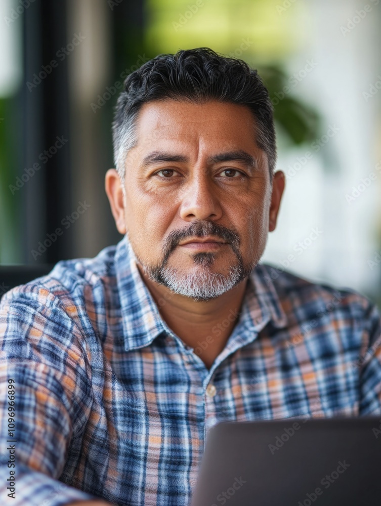Fototapeta premium Determined Businessman at Work