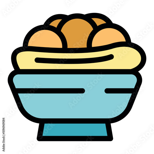 Falafel pitas nestled in a bowl, representing middle eastern cuisine and street food