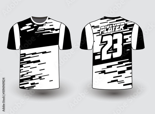 Sports gear template mockup is a perfect fit for all sports. The designs that go on casual wear, shirts, fashion apparel, and all kinds of team uniform