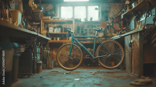 Workshop Bicycle Photo: Rustic Charm