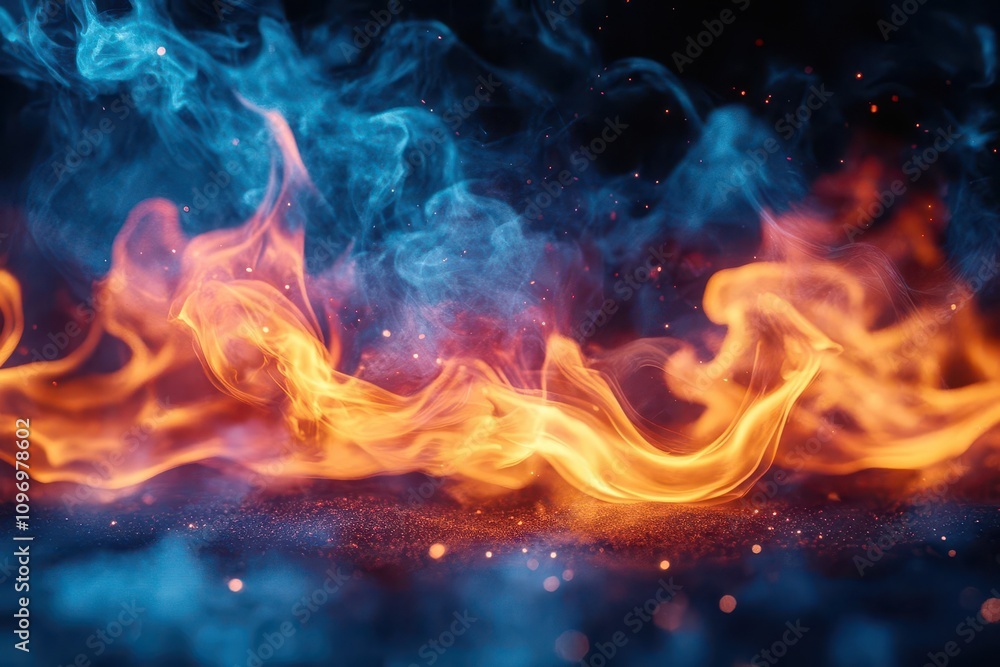 brightly colored flames of fire isolated on a dark background, creating an intense and captivating visual, with swirling embers and light playing across the scene, symbolizing warmth and energy brightly colored flames of fire isolated on a dark background, creating an intense and captivating visual, with swirling embers and light playing across the scene, symbolizing warmth and energy