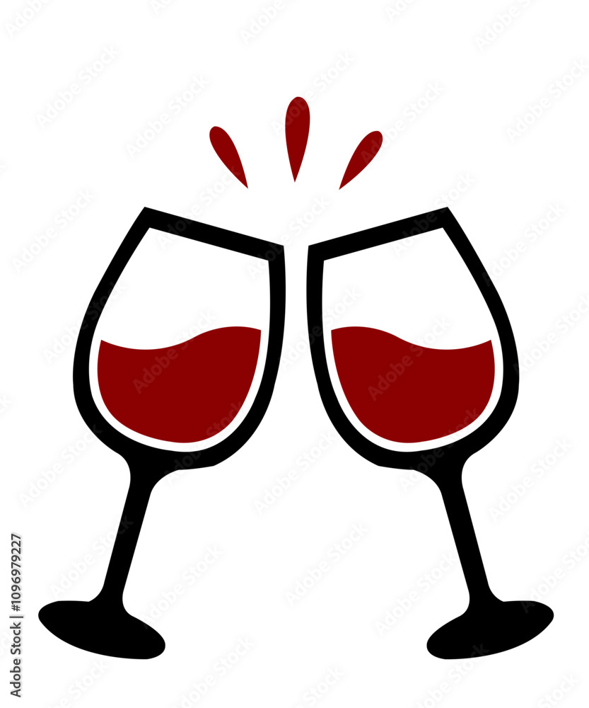Wine clip art design on plain white transparent isolated background for card, shirt, hoodie, sweatshirt, apparel, tag, mug, icon, poster or badge Wine clip art design on plain white transparent isolated background for card, shirt, hoodie, sweatshirt, apparel, tag, mug, icon, poster or badge
