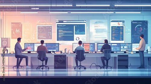 business people in a room