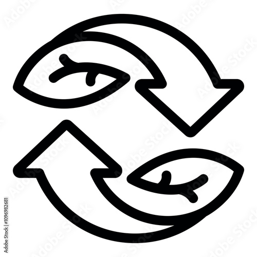 Circular economy promoting recycling and sustainability, featuring leaves and arrows forming a continuous cycle