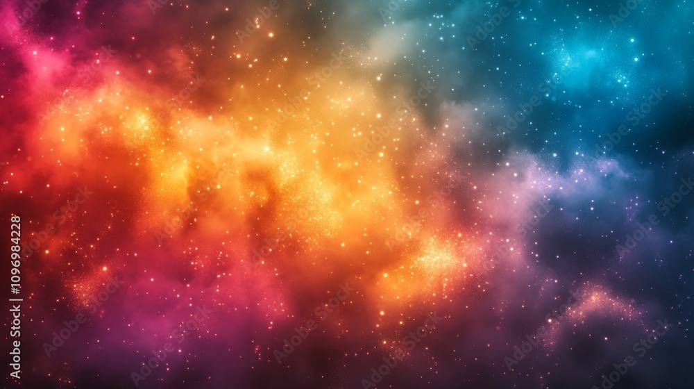 Cosmic Nebula Colorful Starscape Celestial Dust Cosmic Nebula Colorful Starscape Celestial Dust