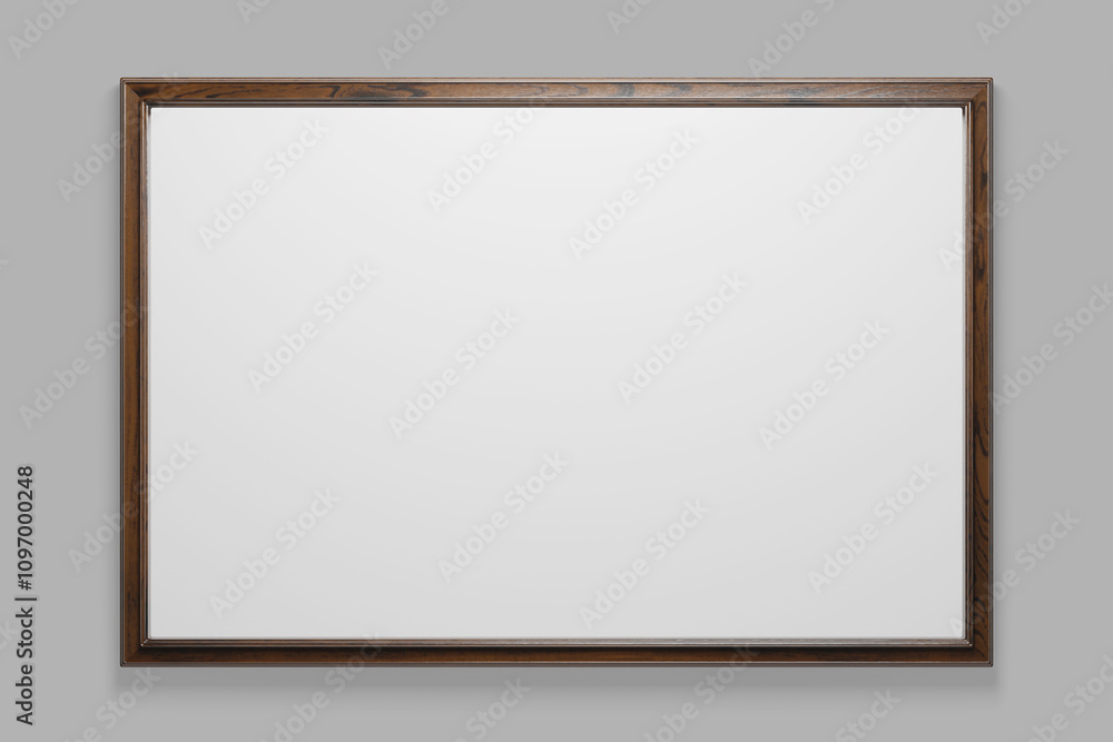 wooden frame 3d illustration for mockup wooden frame 3d illustration for mockup