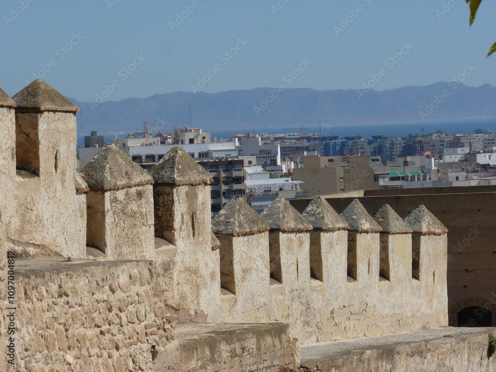 Almeria Andalucia Spain Castle Alcazaba Almeria Andalucia Spain Castle Alcazaba