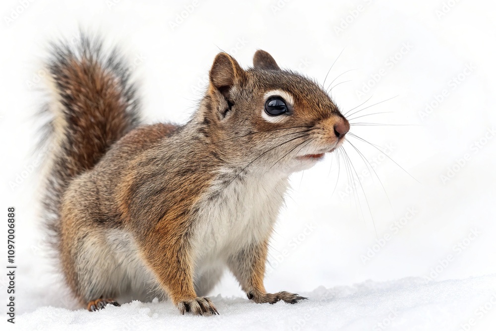 A single squirrel looks straight ahead, woodland, busA single squirrel looks straight ahead A single squirrel looks straight ahead, woodland, busA single squirrel looks straight ahead