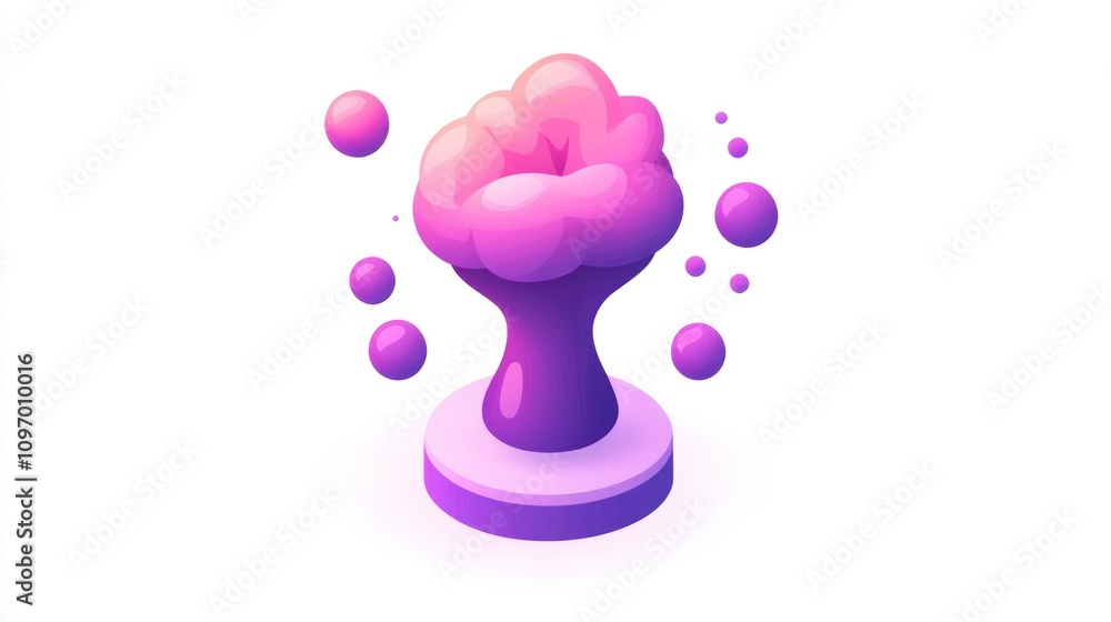 A stylized illustration of a pink explosion with bubbles, resembling a cartoonish smoke cloud. A stylized illustration of a pink explosion with bubbles, resembling a cartoonish smoke cloud.