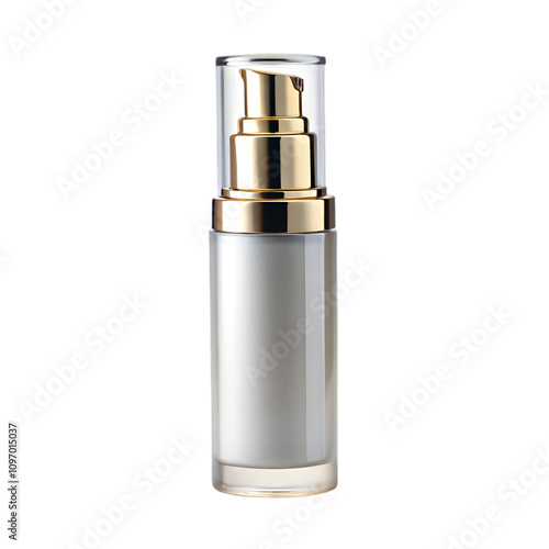 bottle of perfume isolated on transparent background