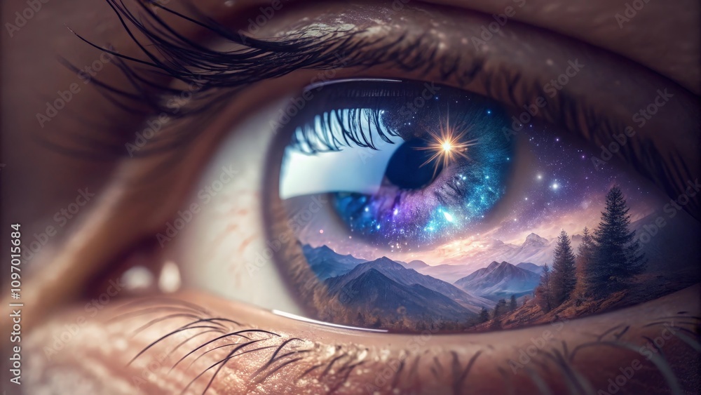 Naklejka premium eye of the world
