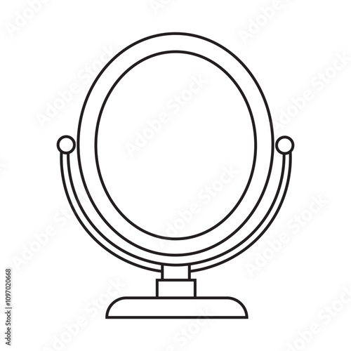 Vintage Mirror Frame Vectors And Illustrations