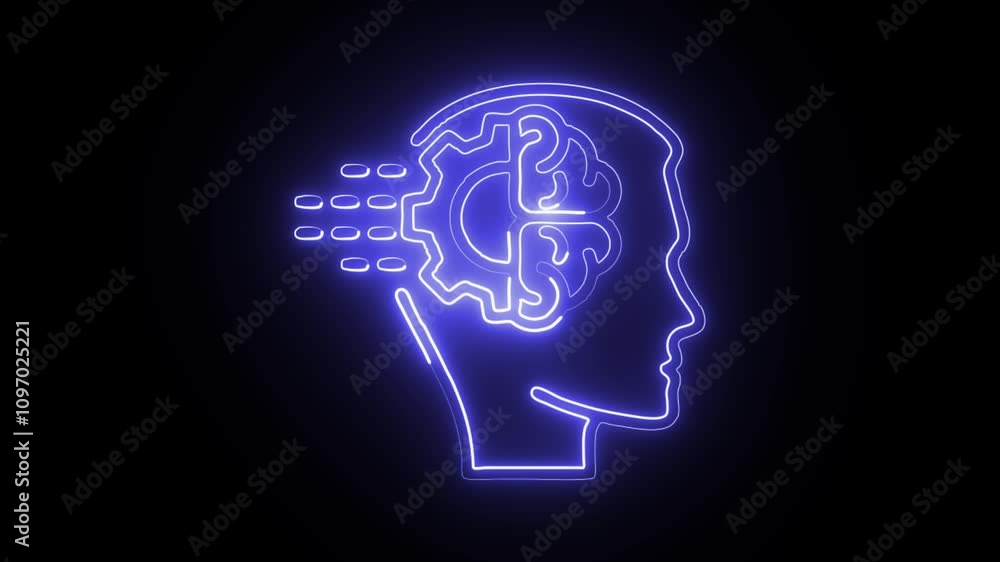 glowing neon capability icon isolated on black background. glowing neon capability icon isolated on black background.