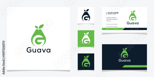 Initial Letter G Guava Logo Design Inspiration