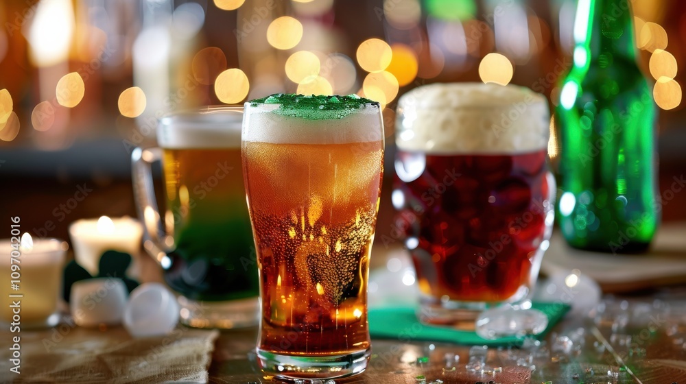 Irish beer and drinks, Saint Patricks Day Irish beer and drinks, Saint Patricks Day