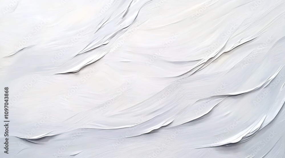 Obraz premium White background, large areas of white, smooth brushstrokes