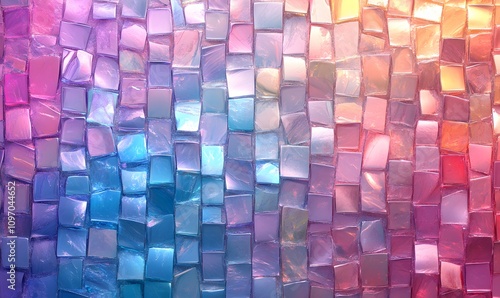 A seamless opal texture designed like a luxurious mosaic with sparklin photo