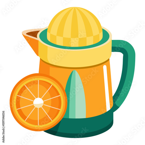 citrus juicer clipart cartoon Illustration drawing
