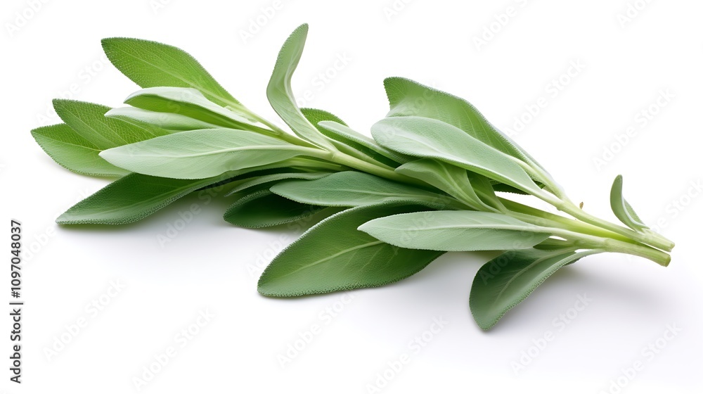 Fresh Sage Herb Isolated Against a Plain Background
Fresh Sage Herb Isolated Against a Plain Background