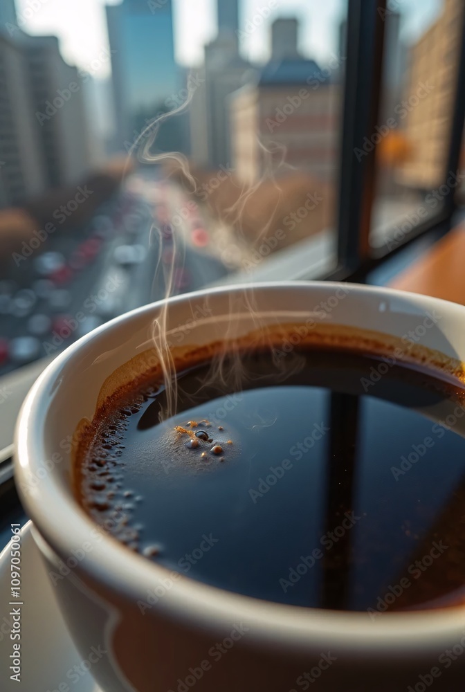 cup of coffee on the street cup of coffee on the street