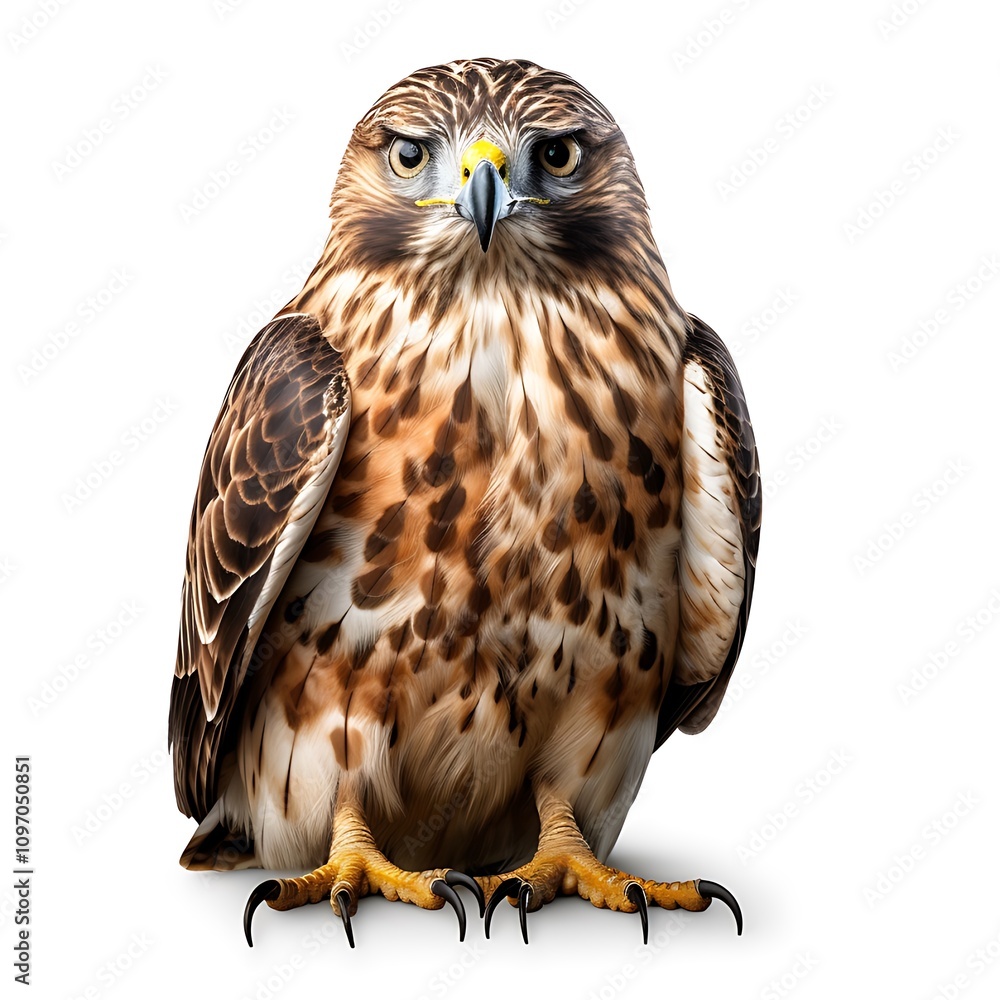 Hawk Isolated on a Plain Background
Hawk Isolated on a Plain Background