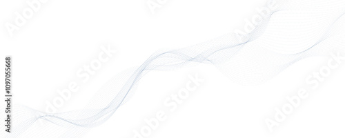 abstract technology background with dots wave.