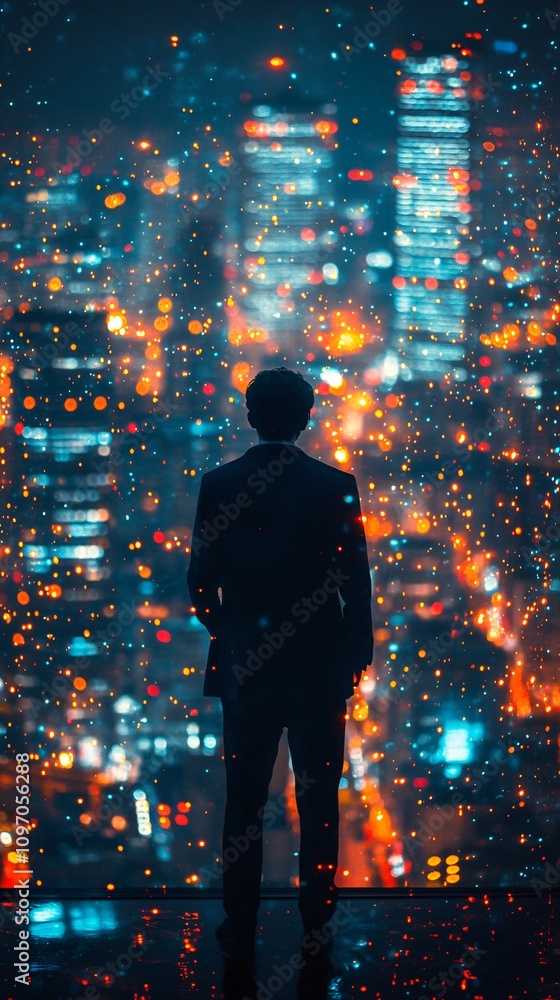 Fototapeta premium it's a company acting in cyberfefense who wants to talk about the future of cybersecurity