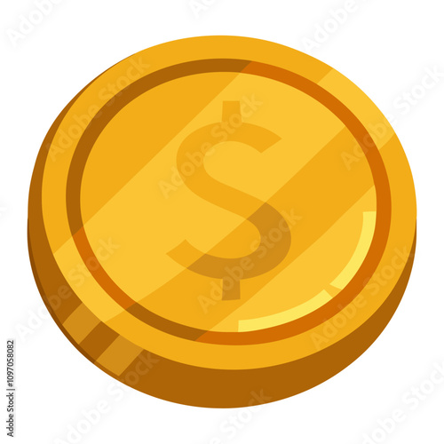 coin gold money clipart cartoon Illustration drawing