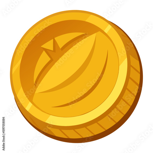 coin gold money clipart cartoon Illustration drawing