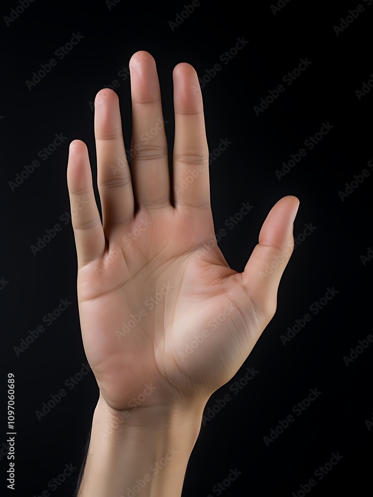 Human Hand Isolated Featuring Neutral Pose with Fine, Realistic Details
Human Hand Isolated Featuring Neutral Pose with Fine, Realistic Details