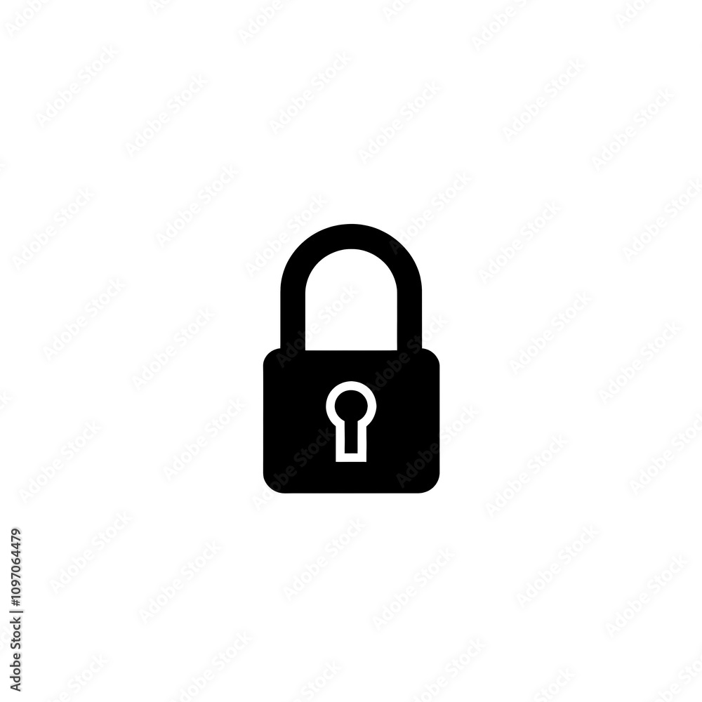 Lock Icon Minimal, Simple Logo Lock Lock Icon Minimal, Simple Logo Lock