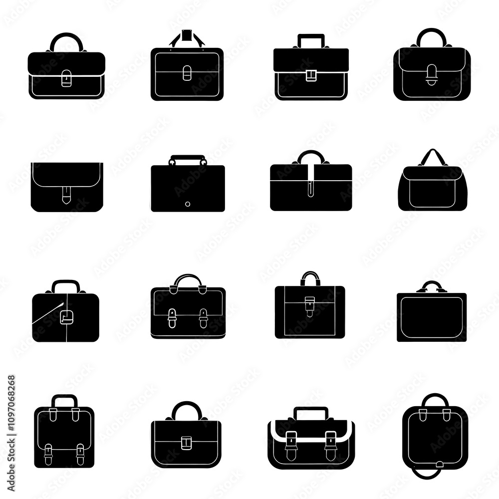 Briefcase Icon, Minimal Simple Logo Briefcase Icon, Minimal Simple Logo