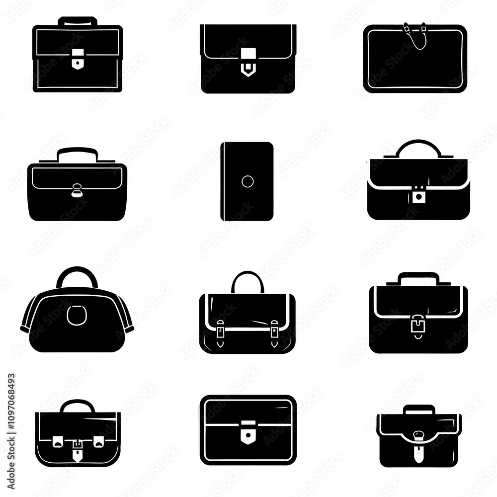 Briefcase Icon, Minimal Simple Logo Briefcase Icon, Minimal Simple Logo