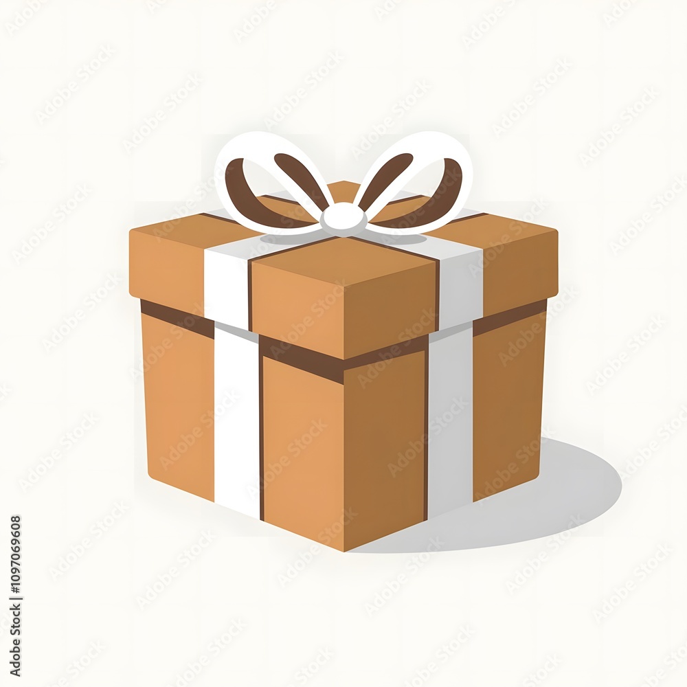 Obraz premium Gift box icons in Trendy Flat style. Gift boxes with ribbon icons Set. Gift box flat line silhouette set.