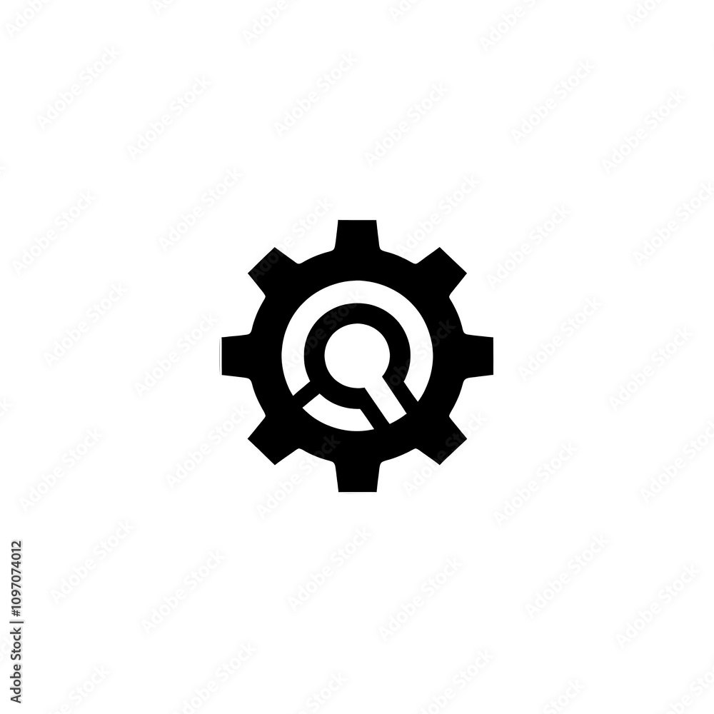 Gear Icon, Minimal Simple Logo Gear Icon, Minimal Simple Logo