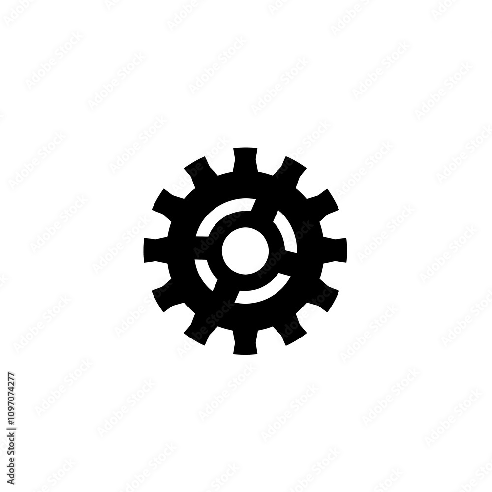 Gear Icon, Minimal Simple Logo Gear Icon, Minimal Simple Logo