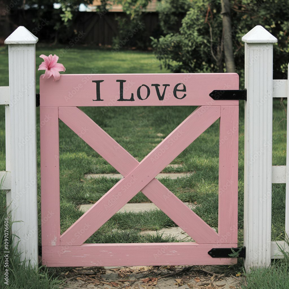 Obraz premium stylish gate