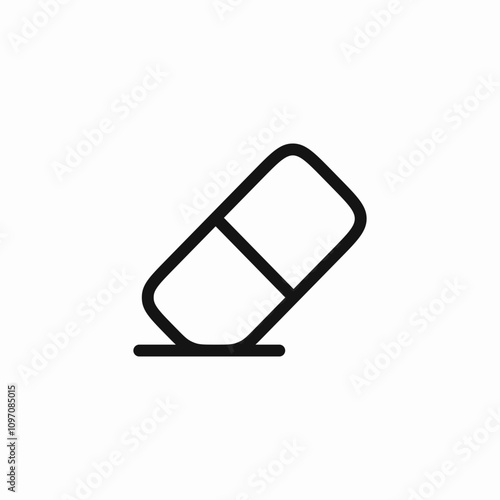 eraser clean icon sign vector