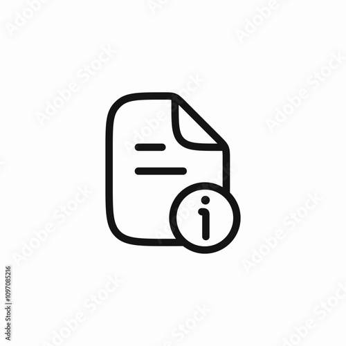 file information faq icon sign vector