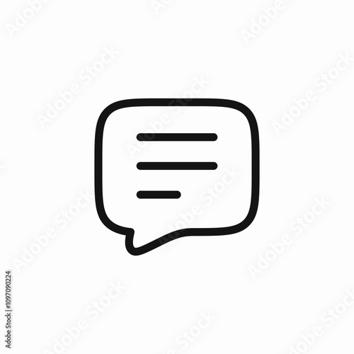 speech bubble message text icon sign vector