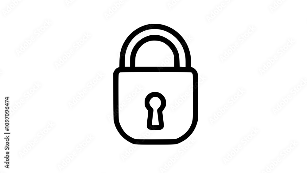 Image of a castle with a keyhole. Image of a castle with a keyhole.