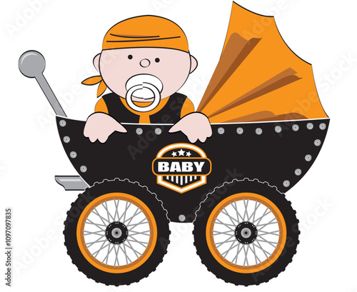 Baby in Stroller