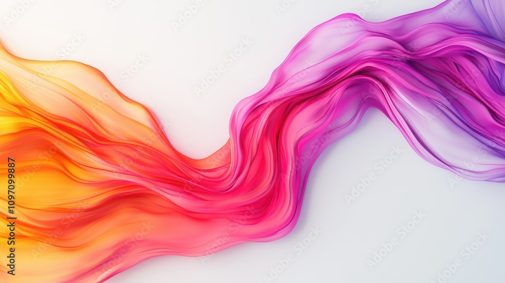 Dynamic flow of colorful fabric waves abstract art visual design studio environment vibrant concept Dynamic flow of colorful fabric waves abstract art visual design studio environment vibrant concept
