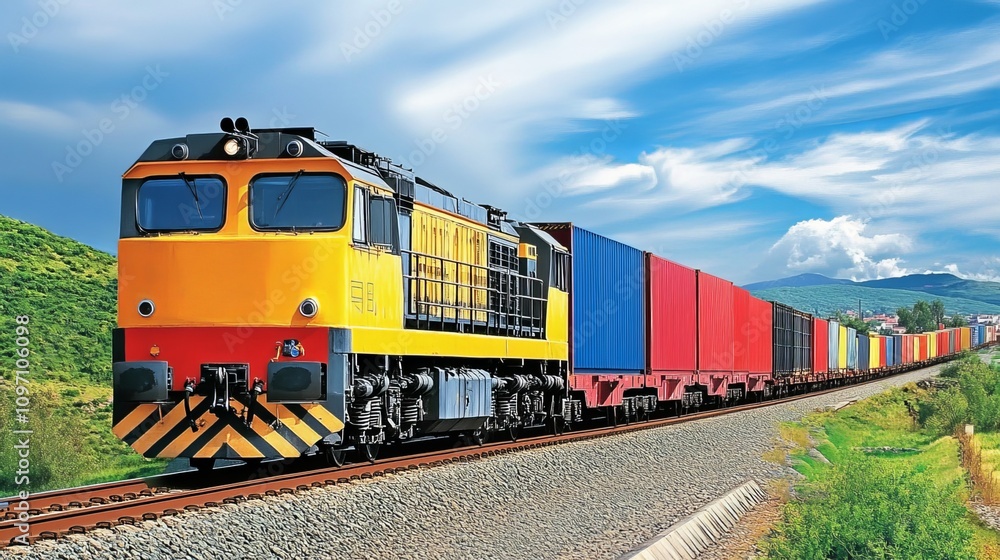 Global business logistics involves the movement of goods through various transportation modes, including container cargo freight trains, air cargo, rail transportation, and maritime shipping Global business logistics involves the movement of goods through various transportation modes, including container cargo freight trains, air cargo, rail transportation, and maritime shipping