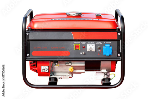 Obraz na płótnie Portable generator provides reliable power supply for outdoor adventures and emergencies w salonie